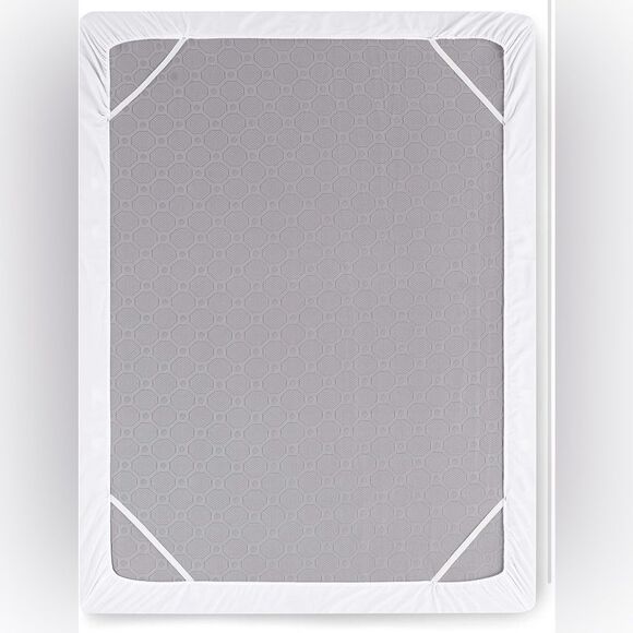 Light Blue Twin Fitted Sheet, Extra Deep Pocket Fitted Sheet Twin Size - Picture 3 of 7